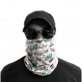 Pembe Kelebek Maske 4 Mevsim Motosiklet ve Outdoor Bandana - Balaklava DN418 - 2