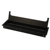 Mat Siyah Masa Kablo Kanal Kapağı, Fırçalı Lüks 80*276 Mm - 2