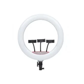 Zore LJJ22 RGB Light 56cm Işıklı Telefon Tutucu Ring Light - 1