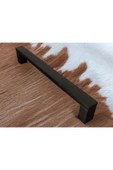 Şile Mat Siyah AP229 Çekme Kapı Kolu Sürgülü Çekme Kol 40 Cm 1 Adet thumbnail 7
