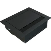 Revo-Line Dönmeli Masaüstü Priz Kutusu USB - Antrasit 10.8100 thumbnail 2