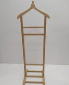 Dilsiz UŞAK 90538 Tek Tepe Model HAM BOYASIZ CİLASIZ Askılık Ahşap Kayın El yapım - 1