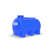 3 Ton Polietilen Yatay Su Deposu - Mavi - 1