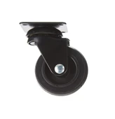 Siyah Döner Metal Maşalı Tekerlek Düz 0512 - 4 Adet thumbnail 1