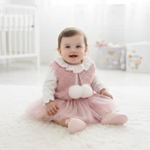 Kız Bebek 3'lü Sugar Takım CMN-3766 thumbnail 1