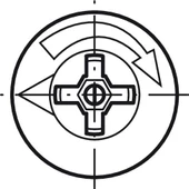 Minifix Dolap Bağlantı Elemanı Metal Dübelli Takım-4 Adet - 5