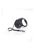 Flexi Black Desing 5mt Şerit Köpek Gezdirme Pembe Small - 1