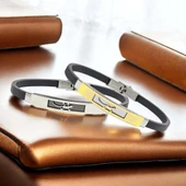 Kertenkele Desenli Çelik Bileklik 3183SCB009 thumbnail 3