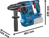 Bosch Professional GBH 18V-28 C Akülü Kırıcı Delici (Akü ve Şarj Cihazı Hariç) - 0611920000 - 3