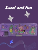 Fixpoint Çift Taraflı, Çift Kalemtıraşlı, Cüzdan Tipi Mor Kalem Çantası/Kalemlik thumbnail 1