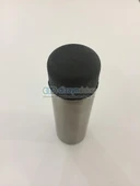 Duvara Kapıya Monte Kapı Stoperi Parlak Paslanmaz 8 Cm - 1