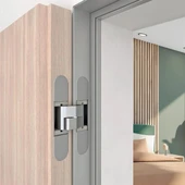 AGB Gizli Ayarlı Gömme Kapı Menteşesi ECLIPSE 3.2 Mat Siyah thumbnail 3