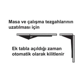 Masa Ek Uzatma Konsolu 30*280 Mm thumbnail 3