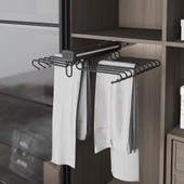 Beyaz Lüx Alüminyum Çiftli Pantolonluk S6723 thumbnail 1