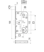 Mıknatıslı Manyetik Kapı Kilidi Wc thumbnail 7