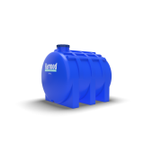 5 Ton Polietilen Yatay Su Deposu - Mavi - 1