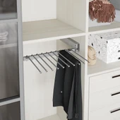 Pantolon Askılığı 10 Lu Raylı S6035 - 4