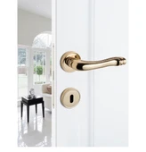 Victoria Rozetli Kapı Kolu Parlak Altın - Oda thumbnail 2