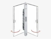 Mıknatıslı Manyetik Kapı Kilidi Wc thumbnail 2