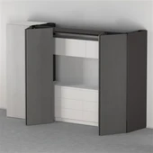 Blum Revego Duo + Duo Çift Kapak Açılır ve İçeri Kayar Kapak Sistemi thumbnail 1