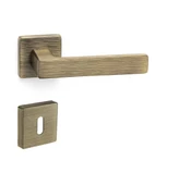 Fosil Rozetli Kapı Kolu Antik Bronz - Oda - 1