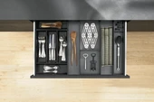 Blum Ambia-line Çekmece İçi Kaşıklık Antrasit-mat Siyah 90 Cm. Modül Zc7s500bs3-90 thumbnail 3