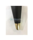 Konik Açılı Dolap Ayağı Parlak Altın Mat Siyah 20 Cm - 3