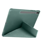 Samsung Galaxy Tab S7 Plus T970 12.4 İnç Katlanabilir Kalemlikli Standlı Akıllı Kılıf  Haki - 2