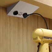 Tezgah Altı Prizli Üçgen Aydınlatma thumbnail 2