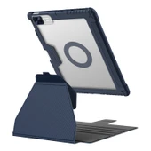 Nillkin iPad Pro 12.9 Bumper Snapsafe Standlı Smart Cover Tablet Kılıf Mavi - 4