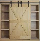 Ahır Kapı Çift Kanat Design 100s Sürgü Kayar Kapı Sistemi thumbnail 4