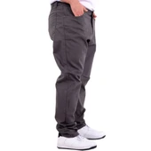 Büyük Beden Erkek Gabardin 5Cep Doga Classic 22920 Antrasit thumbnail 2