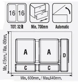 Çekmece İçi Çöp Kovası & Deterjanlık 70 Cm. Modül - 2
