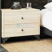 Mat Siyah Desenli Ayak 10 Cm - 3