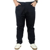 Büyük Beden Erkek Gabardin Pantolon 5 Cep Doğa Classic 22920 Lacivert thumbnail 1