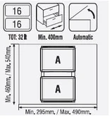 Çekmece İçi Çöp Kovası & Deterjanlık 40-45 Cm. Modül - 2