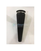 Çizgili Dolap Ayağı Mat Siyah 26 Cm - 3