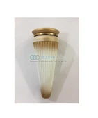 Çizgili Dolap Ayağı Altın Beyaz 18 Cm - 3