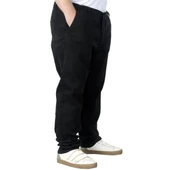 Büyük Beden Erkek Gabardin Pantolon Doğa 22850 Siyah - 3