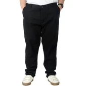 Büyük Beden Erkek Gabardin Pantolon Doğa 22850 Siyah - 1