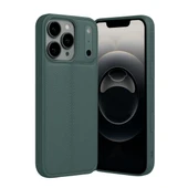iPhone 17 Pro Max Kılıf Focus Deri Desen Silikon Arka Kapak - 5