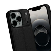 iPhone 17 Pro Max Kılıf Focus Deri Desen Silikon Arka Kapak - 4