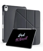 iPad A16 11. Nesil A16 2025 Uyumlu Tri Folding Tablet Kılıfı + Avuç İçi Algılamayan Tablet Kalemi thumbnail 2