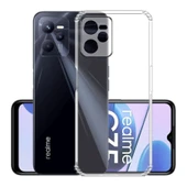 Realme C35 Lux Seri Kamera Korumalı Premium Şeffaf Silikon Kılıf - 1