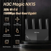 H3C Magic NX15 1500Mbps Dual-Band Gigabit Wi-Fi 6 Router - 1