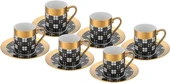 Emsan İstanbul Porselen Deren 6'lı Kahve Fincan Takımı thumbnail 1