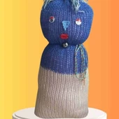 Tıkırık Örgü Yastık Uyku Ve Oyun Arkadaşı Poncik - 45 Cm - 1