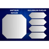 Diyabet Ölçüm Takip Çizelgesi Defteri A Kalite Özel Tasarım 3 Aylık A5 thumbnail 2