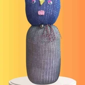 Tıkırık Örgü Yastık Uyku Ve Oyun Arkadaşı Cingöz - 45 Cm - 1