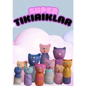 Tıkırık Örgü Yastık Uyku Ve Oyun Arkadaşı Cingöz - 45 Cm - 2